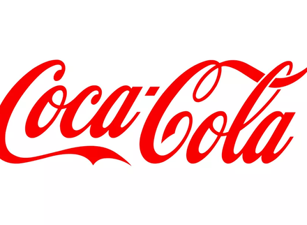 Company logo: Cocacola